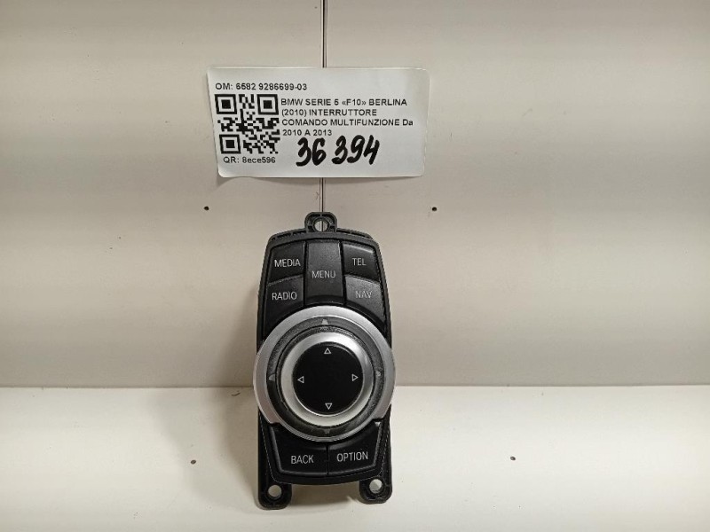Interruttore Comando Multifunzione 6582 9286699-03 Bmw Serie 5 F10 Berlina 2010