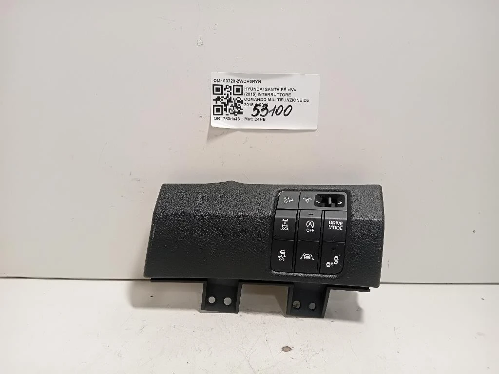 Interruttore Comando Multifunzione 93720-2WCH0RYN Hyundai Santa FÉ IV 2015