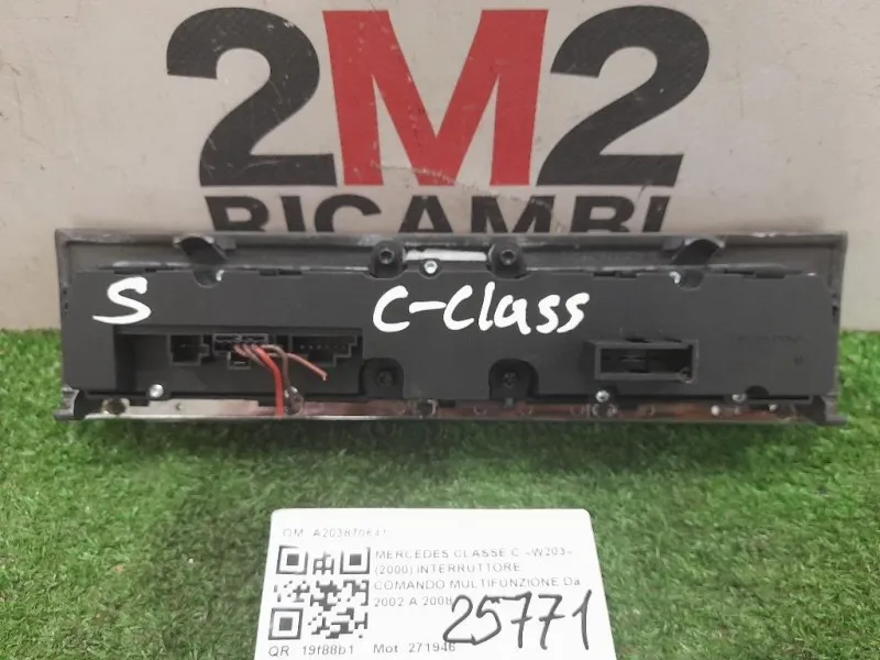 Interruttore Comando Multifunzione A2038706410 Mercedes Classe C W203 2000