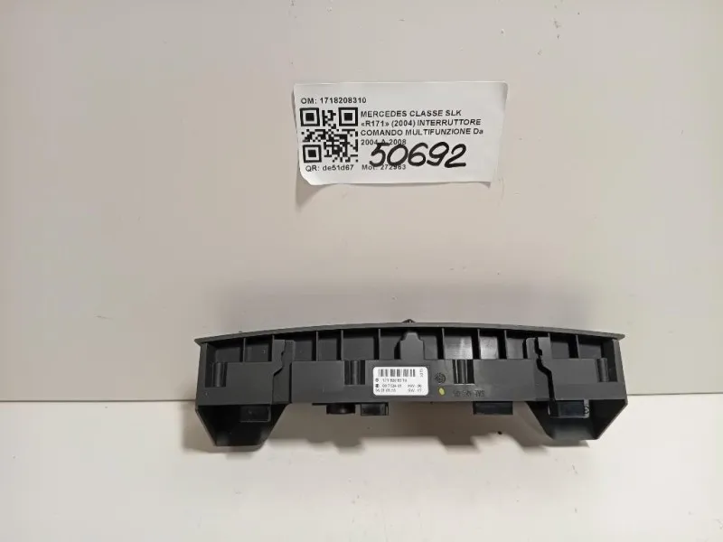 Interruttore Comando Multifunzione 1718208310 Mercedes Classe SLK R171 2004