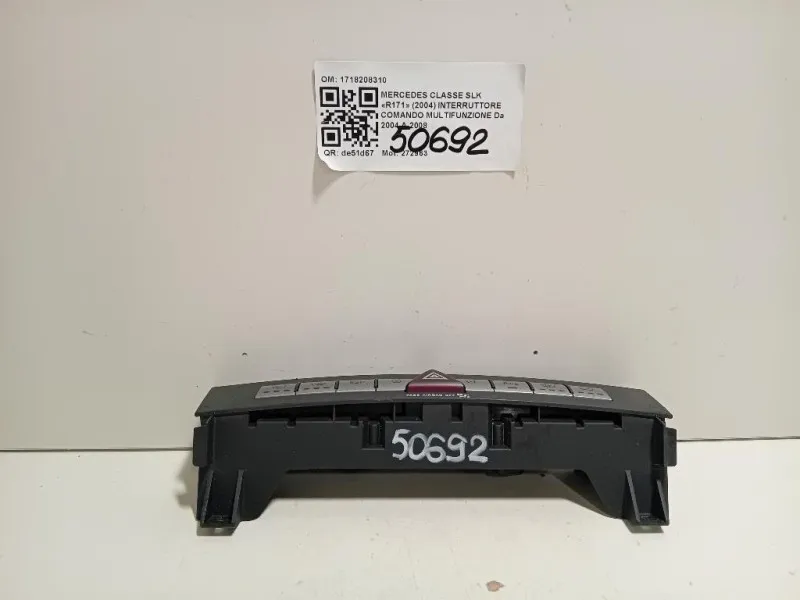 Interruttore Comando Multifunzione 1718208310 Mercedes Classe SLK R171 2004