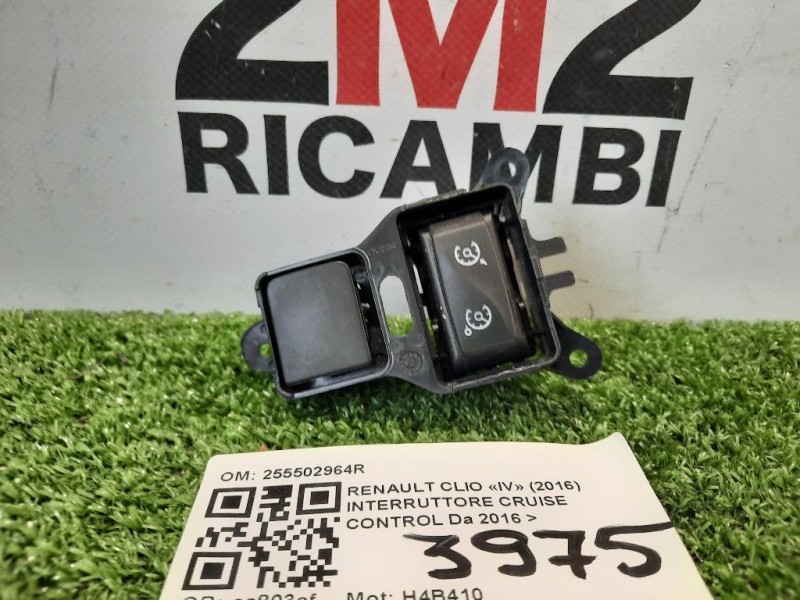 Interruttore Cruise Control 255502964R CRUISE CONTROL LIMITATORE Renault CLIO IV 2016