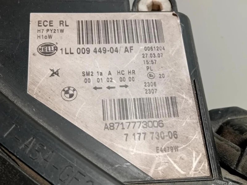 Proiettore ANT DX 1LL00944904 Bmw Serie 5 E60 Berlina 2004