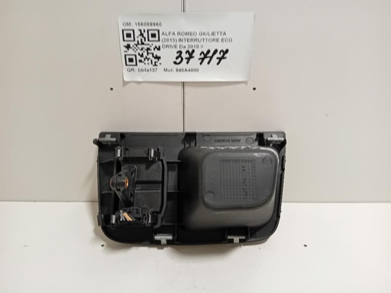 Interruttore ECO Drive 156089960 Alfa Romeo Giulietta 2013