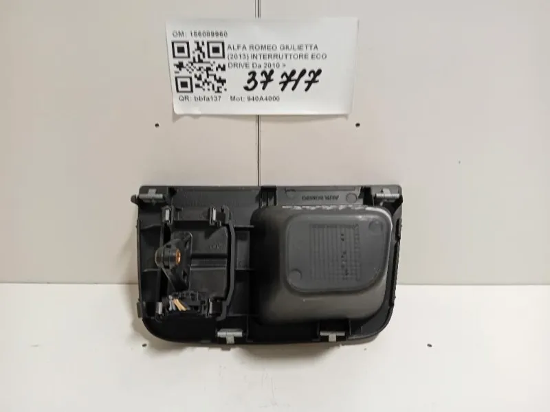 Interruttore ECO Drive 156089960 Alfa Romeo Giulietta 2013