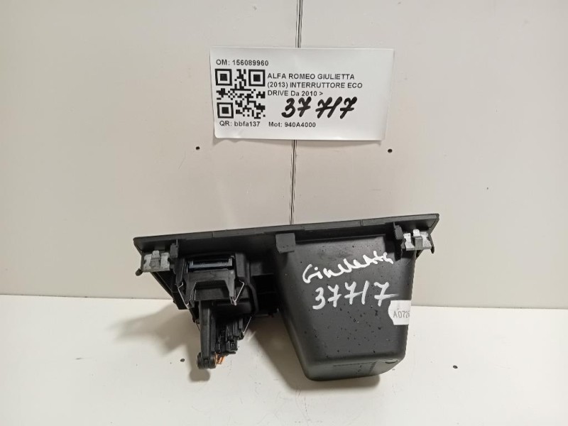 Interruttore ECO Drive 156089960 Alfa Romeo Giulietta 2013
