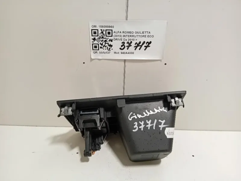 Interruttore ECO Drive 156089960 Alfa Romeo Giulietta 2013