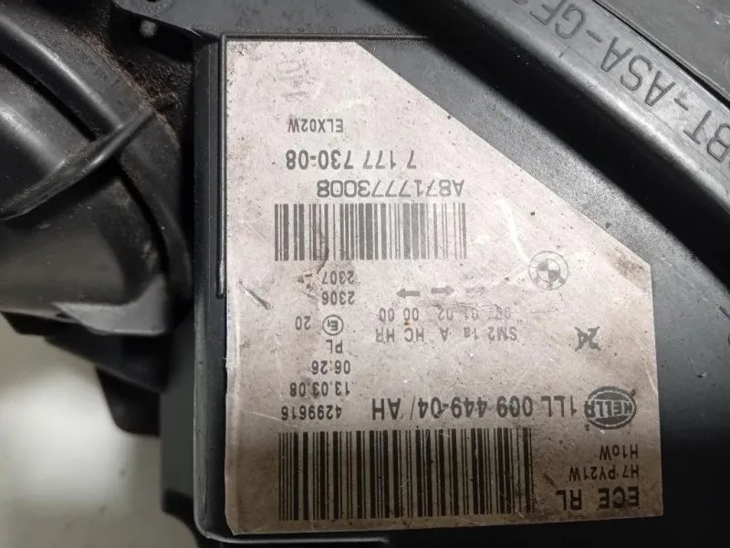 Proiettore ANT DX 7177730-08 Bmw Serie 5 E60 Berlina 2004