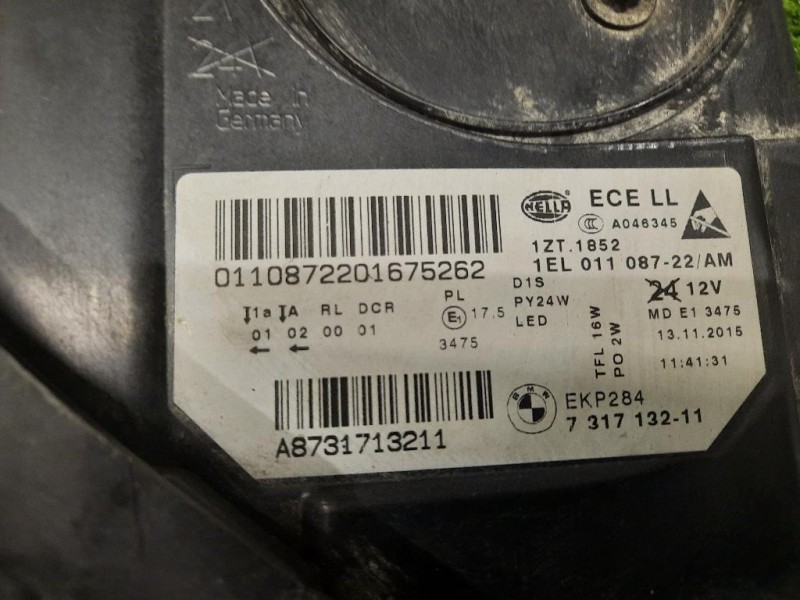 Proiettore ANT DX 7317132 Bmw Serie 5 F10 Berlina 2012