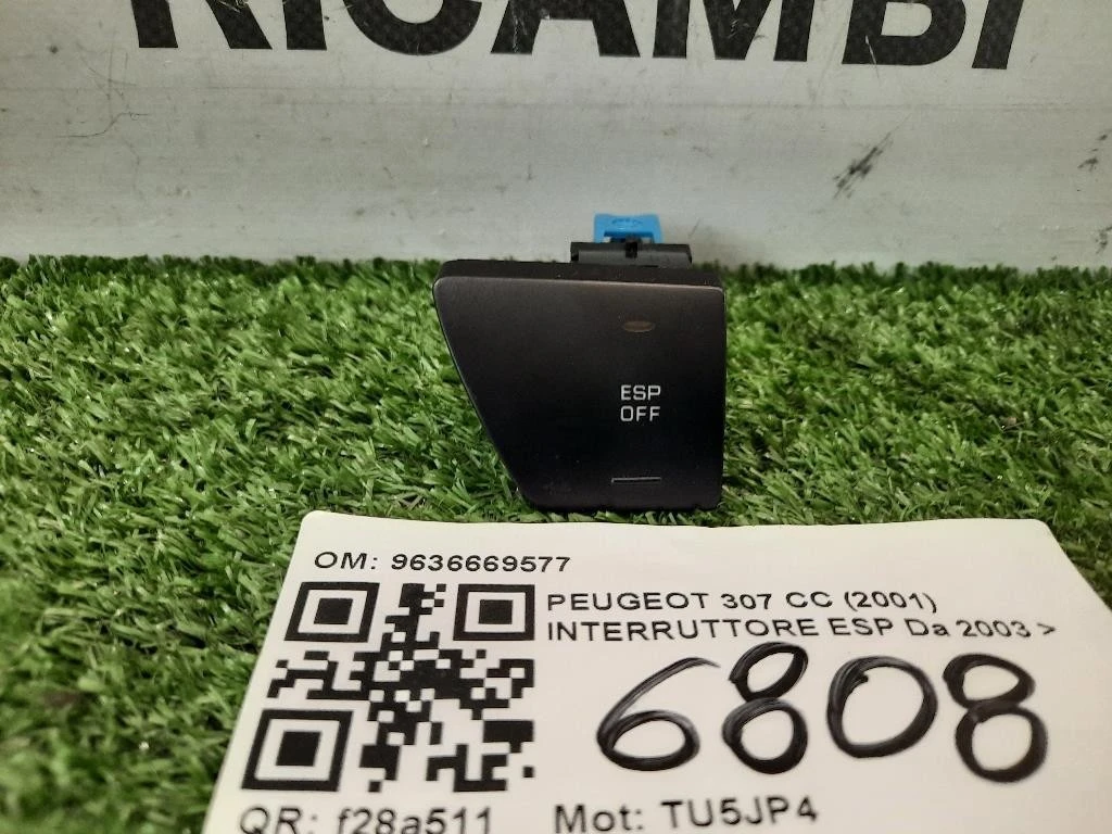Interruttore ESP 9636669577 Peugeot 307 CC 2001