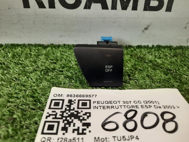 Interruttore ESP 9636669577 Peugeot 307 CC 2001