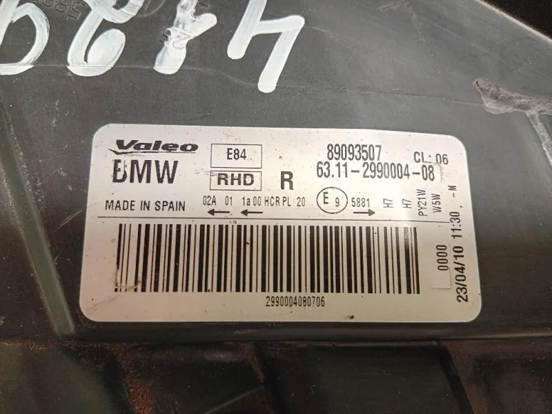 Proiettore ANT DX 89093507 Bmw X1 E84 2010