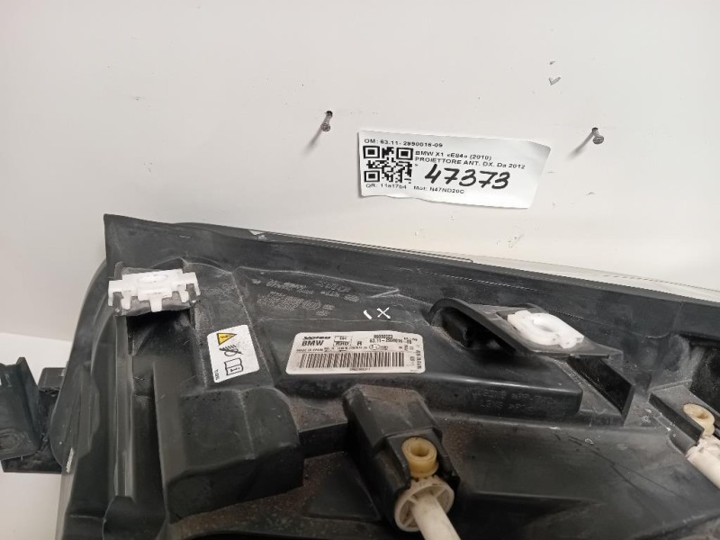 Proiettore ANT DX 6311- 2990016-09 Bmw X1 E84 2010