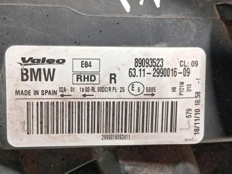 Proiettore ANT DX 6311- 2990016-09 Bmw X1 E84 2010