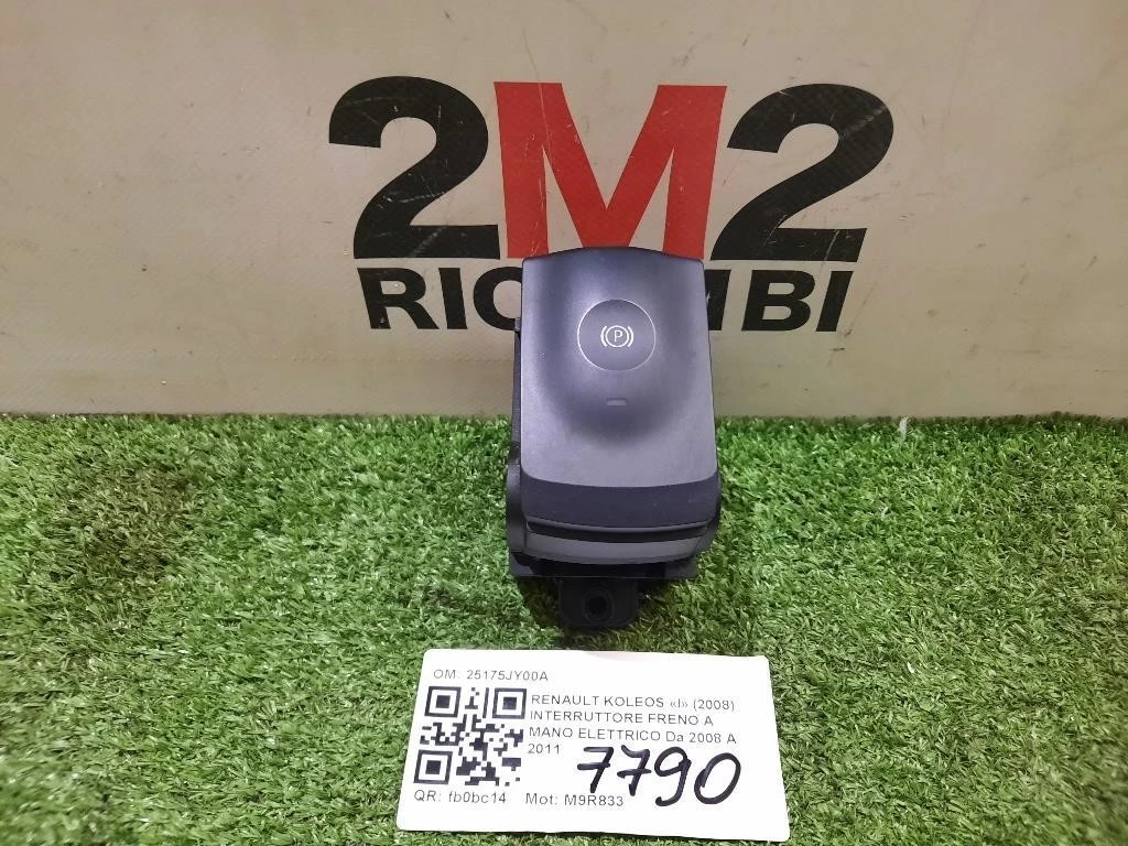 Interruttore Freno A MANO Elettrico 25175JY00A Renault Koleos I 2008