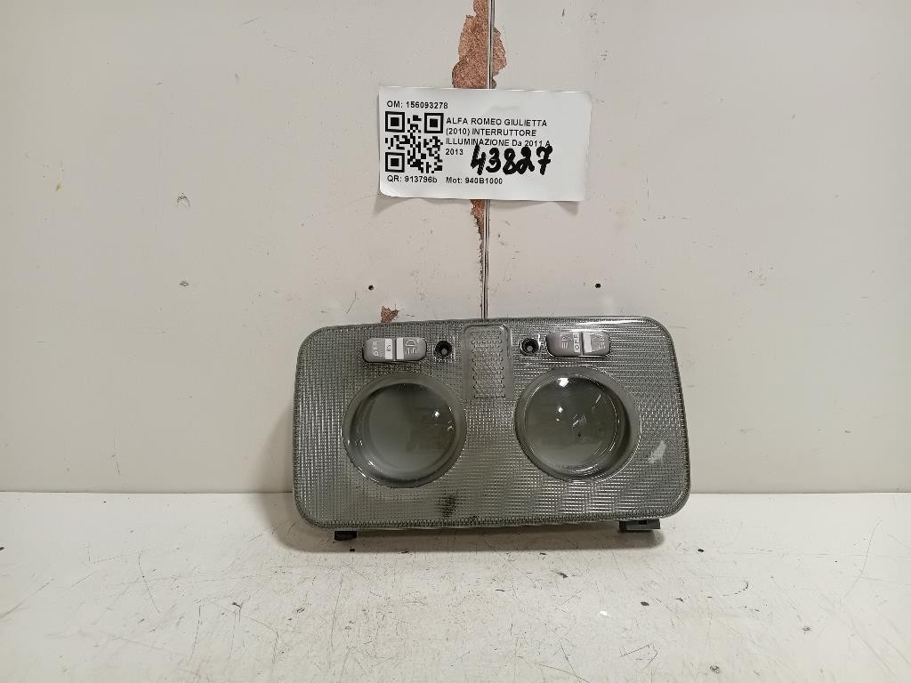Interruttore Illuminazione 156093278 Alfa Romeo Giulietta 2010
