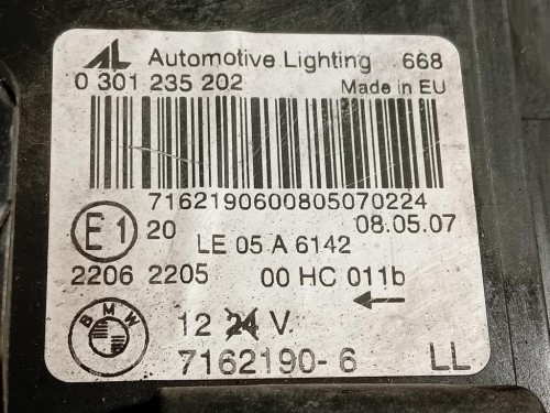 Proiettore ANT DX 63123418412 Bmw X3 E83 2004