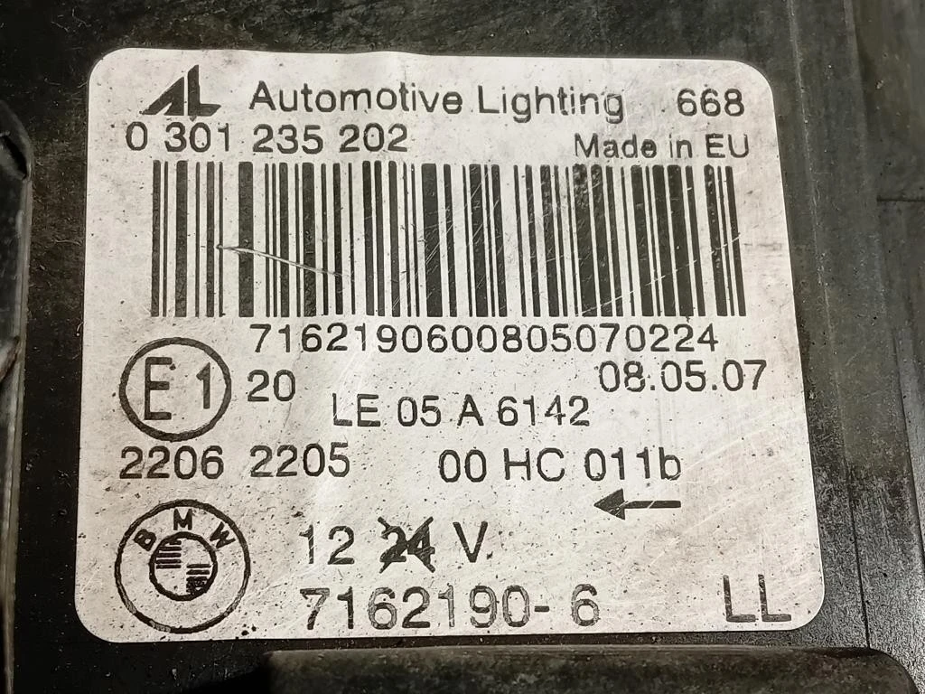 Proiettore ANT DX 63123418412 Bmw X3 E83 2004