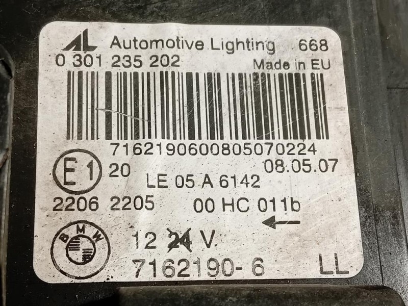 Proiettore ANT DX 63123418412 Bmw X3 E83 2004