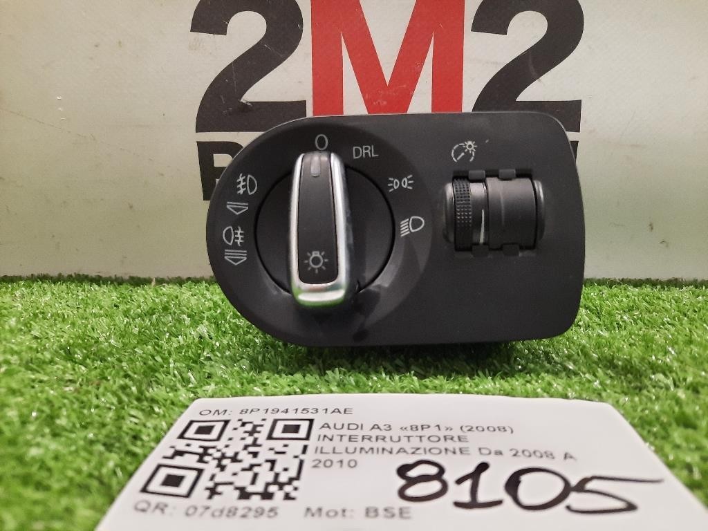 Interruttore Illuminazione 8P1941531AE Audi A3 8P1 2008