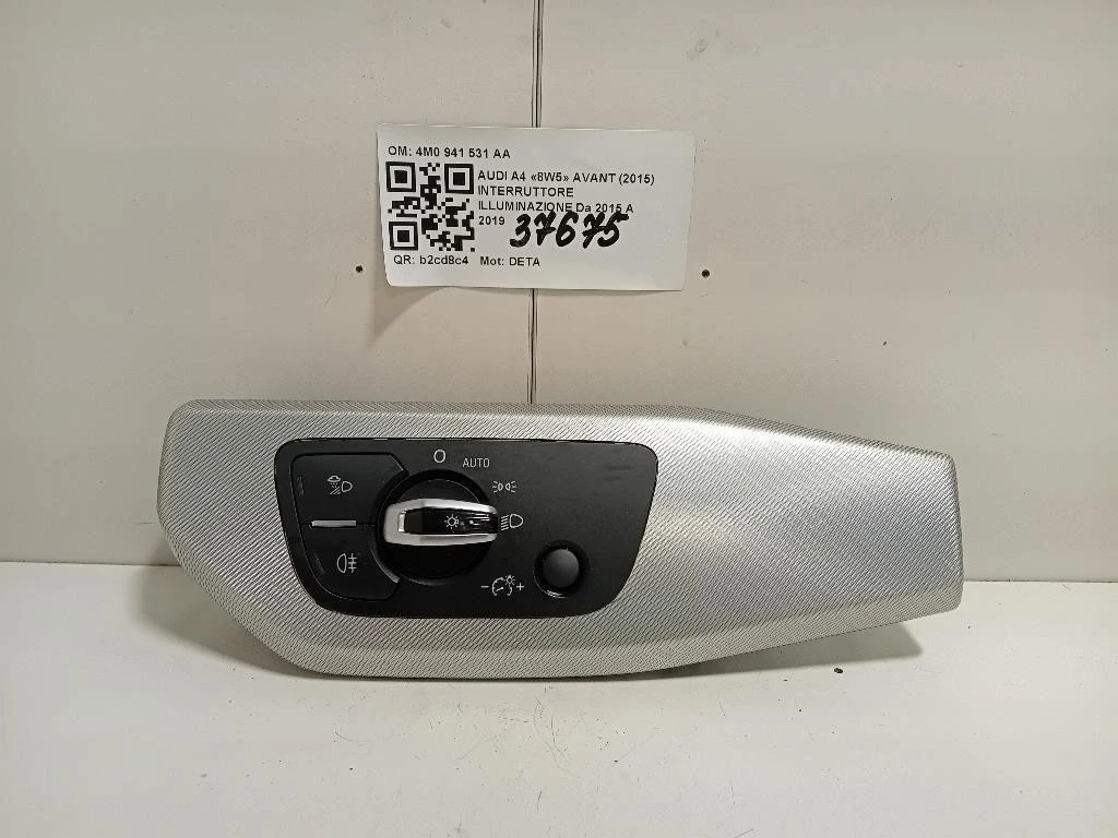 Interruttore Illuminazione 4M0 941 531 AA Audi A4 8W5 Avant 2015