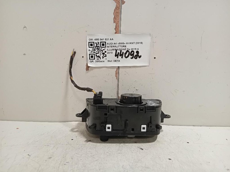Interruttore Illuminazione 4M0 941 531 AA Audi A4 8W5 Avant 2015