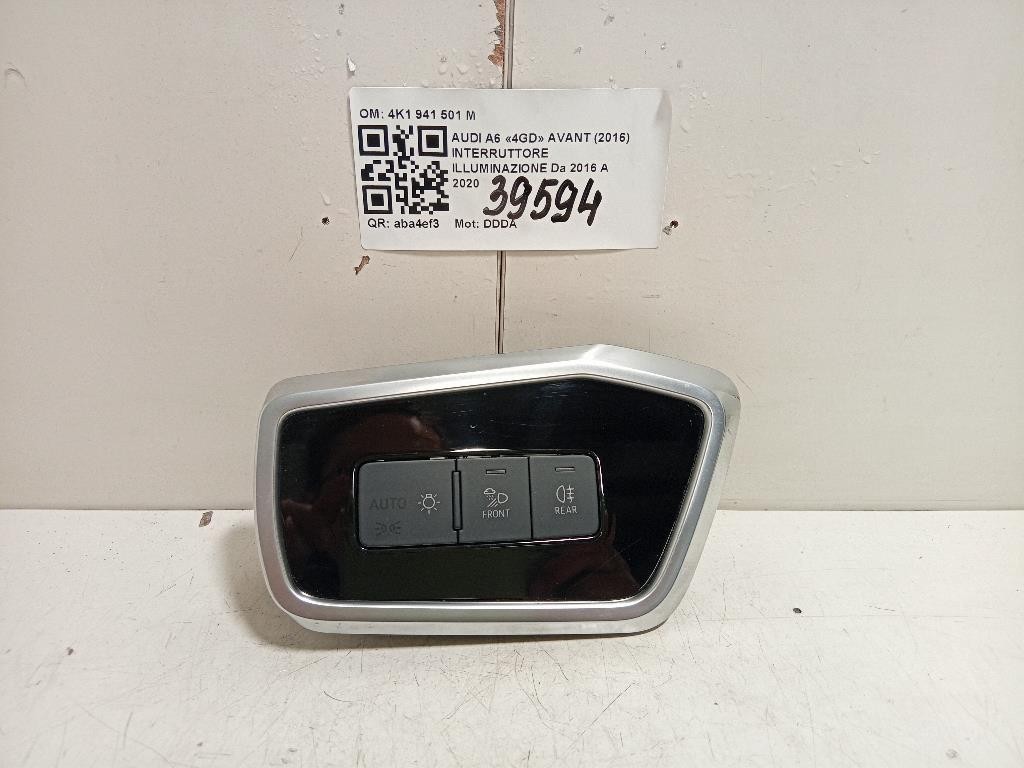 Interruttore Illuminazione 4K1941501M Audi A6 4GD Avant 2016
