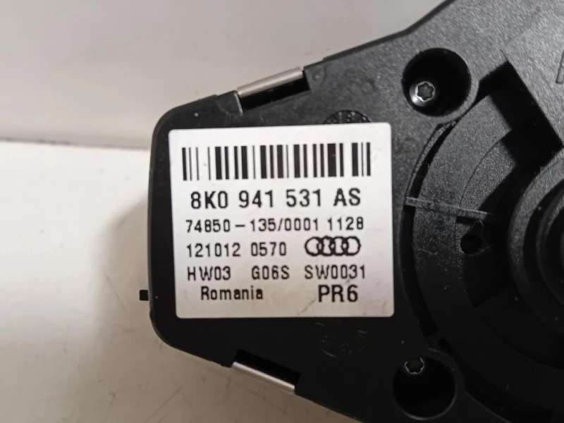 Interruttore Illuminazione 8K0 941 531 AS Audi Q5 8RB 2012