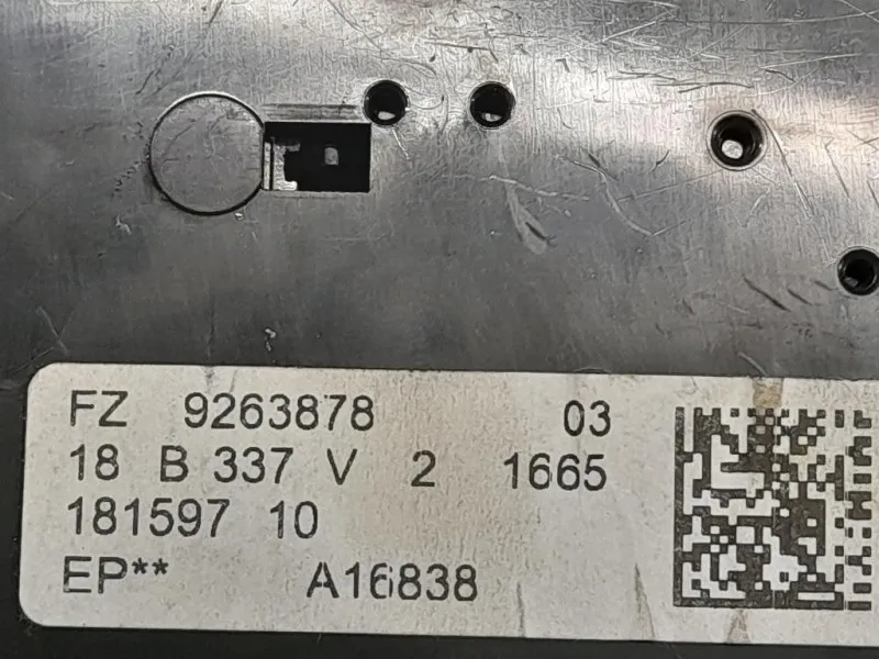 Interruttore Illuminazione 18159710 Bmw Serie 1 F20 Berlina 2012