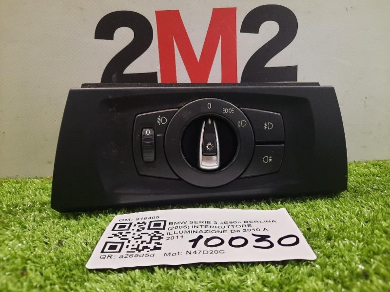 Interruttore Illuminazione 916405 Bmw Serie 3 E90 Berlina 2005
