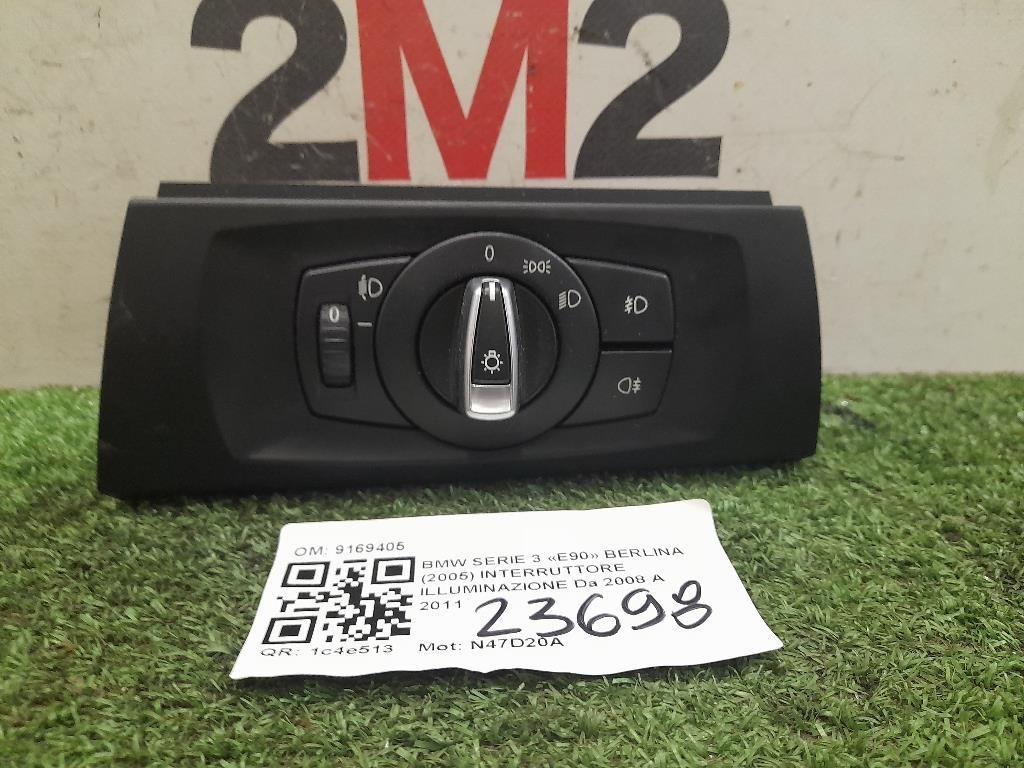 Interruttore Illuminazione 9169405 Bmw Serie 3 E90 Berlina 2005