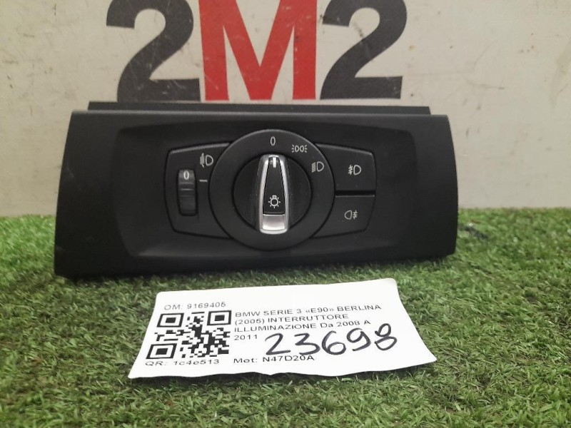 Interruttore Illuminazione 9169405 Bmw Serie 3 E90 Berlina 2005