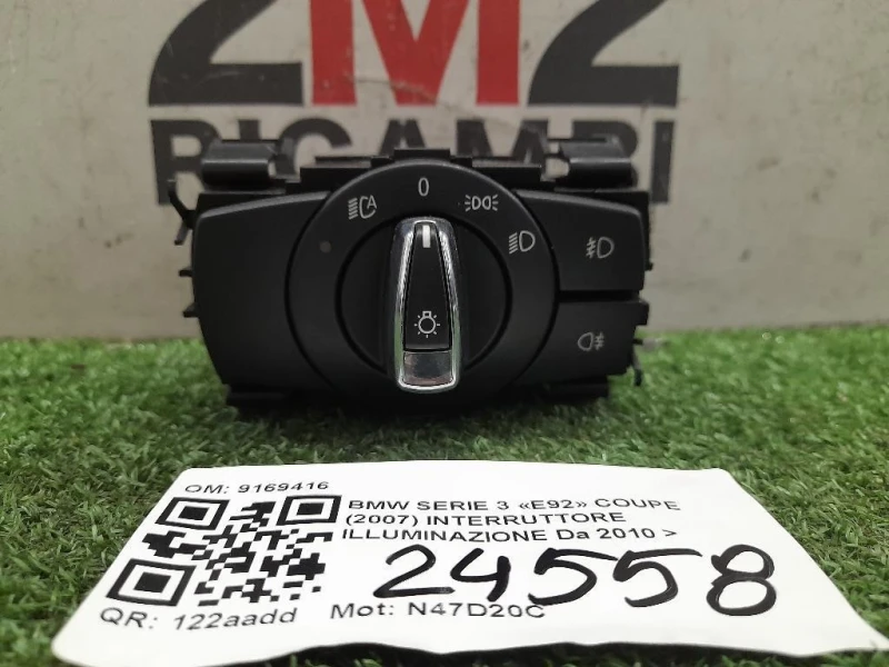 Interruttore Illuminazione 9169416 Bmw Serie 3 E92 Coupe 2007