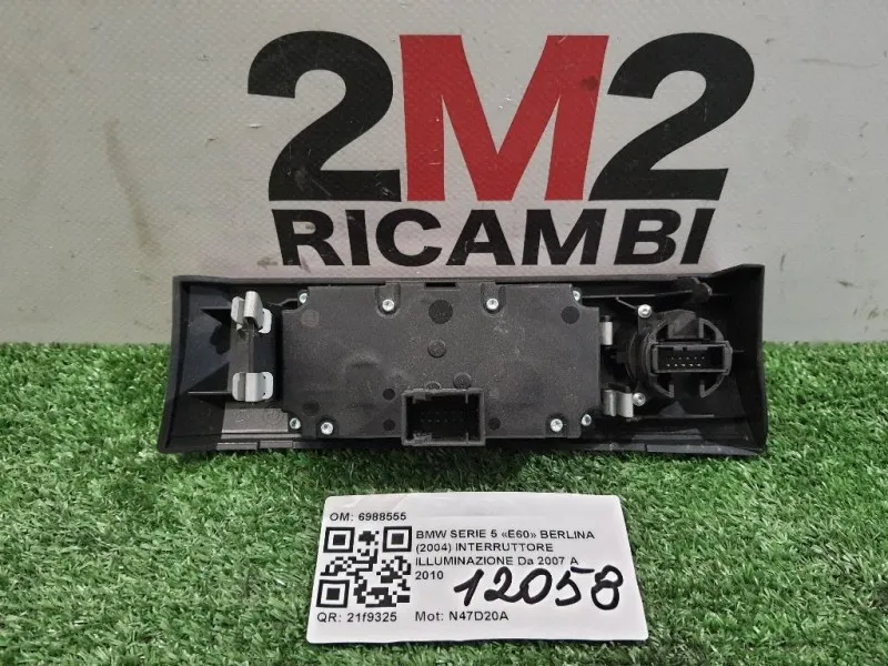 Interruttore Illuminazione 6988555 Bmw Serie 5 E60 Berlina 2004