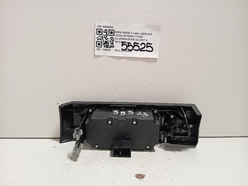 Interruttore Illuminazione 6988555 Bmw Serie 5 E60 Berlina 2004