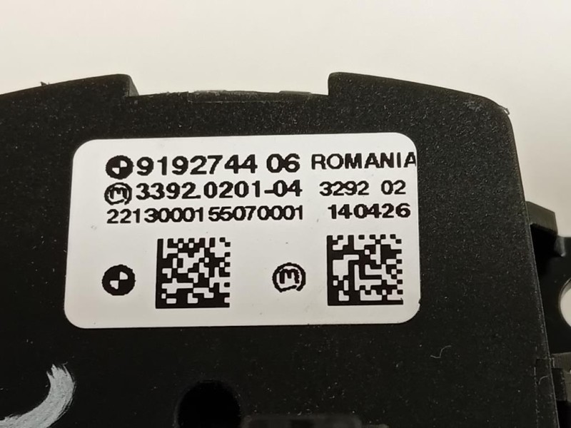 Interruttore Illuminazione 9192744 06 Bmw Serie 5 F10 Berlina 2010