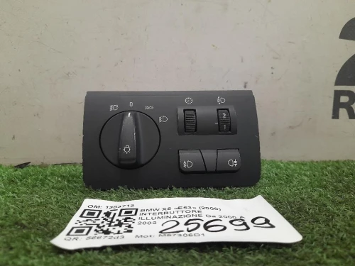 Interruttore Illuminazione 1383713 Bmw X5 E53 2000