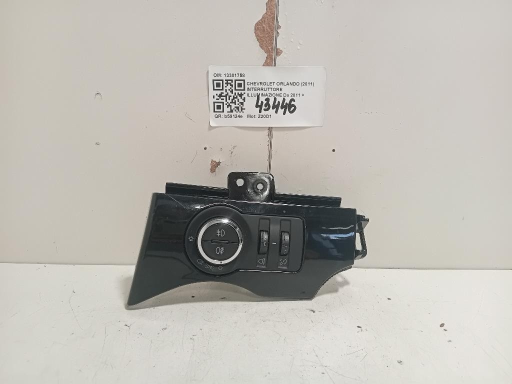 Interruttore Illuminazione 13301758 Chevrolet Orlando 2011