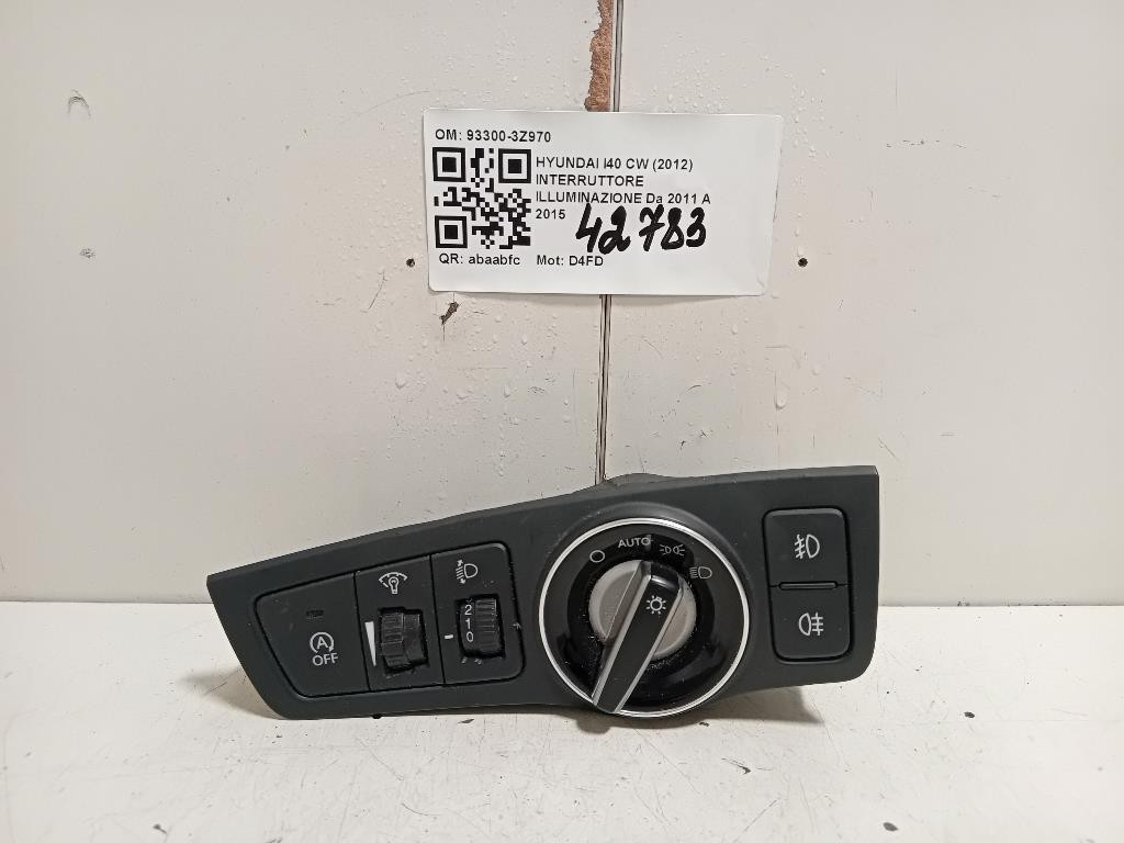 Interruttore Illuminazione 93300-3Z970 Hyundai I40 CW 2012