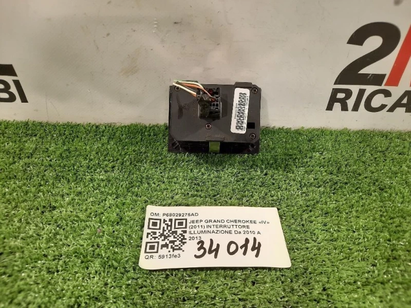 Interruttore Illuminazione P68029275AD Jeep Grand Cherokee IV 2011