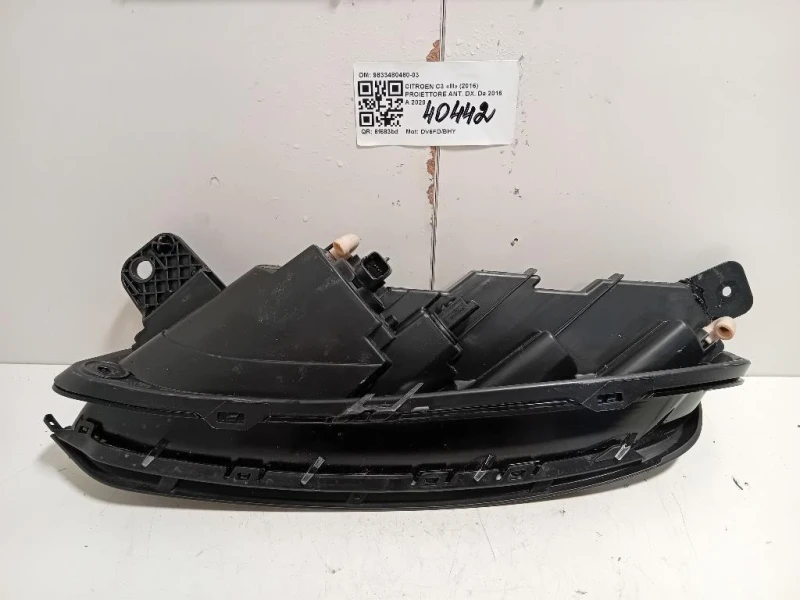 Proiettore ANT DX 9833480480-03 Citroen C3 III 2016