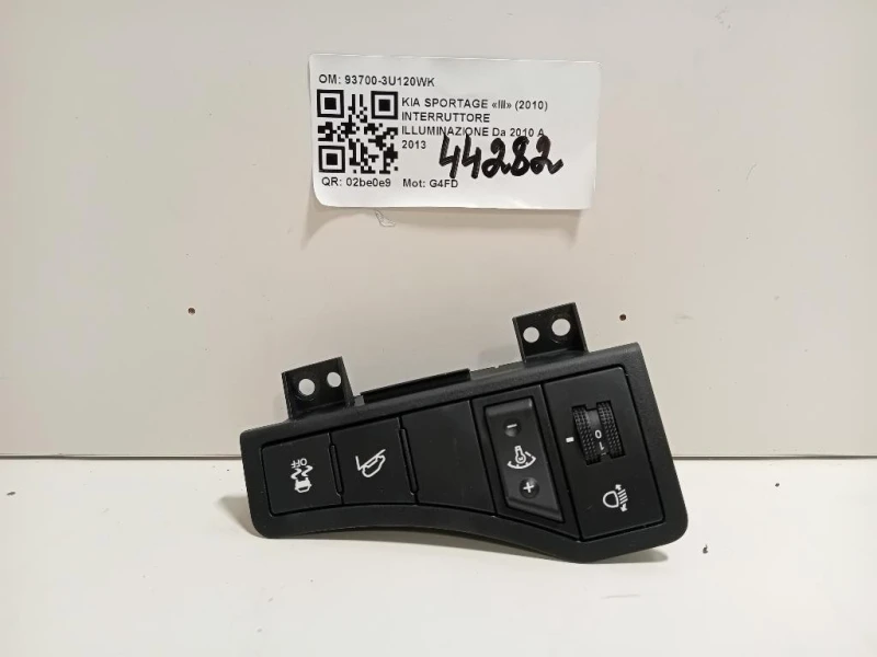 Interruttore Illuminazione 93700-3U120WK Kia Sportage III 2010