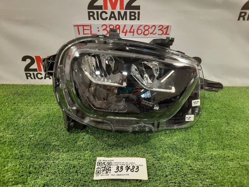 Proiettore ANT DX 9836161580 Citroen C3 III 2020