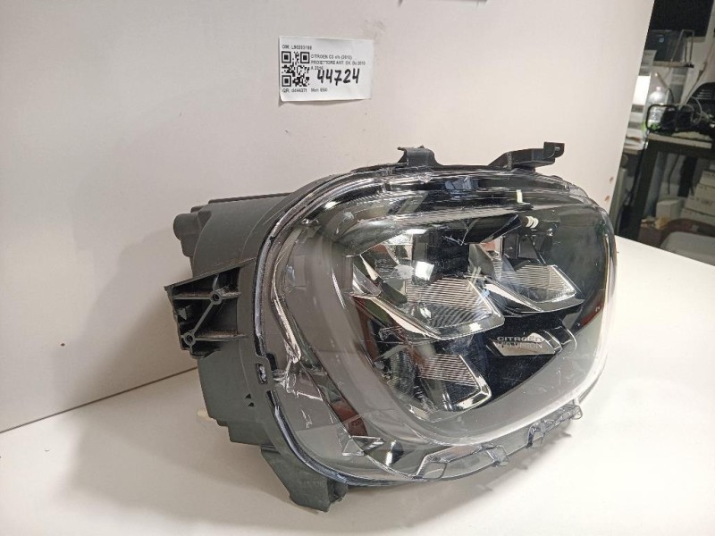Proiettore ANT DX 9837961580 Citroen C3 Picasso 2013