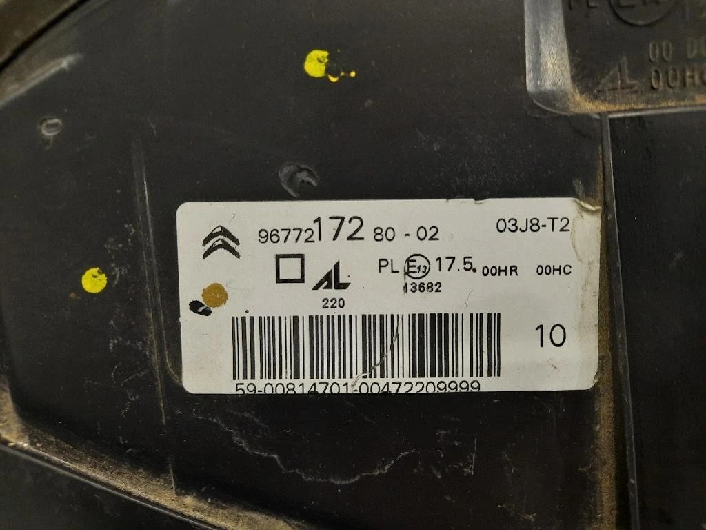 Proiettore ANT DX 9677217280 Citroen C4 Grand Picasso II 2013