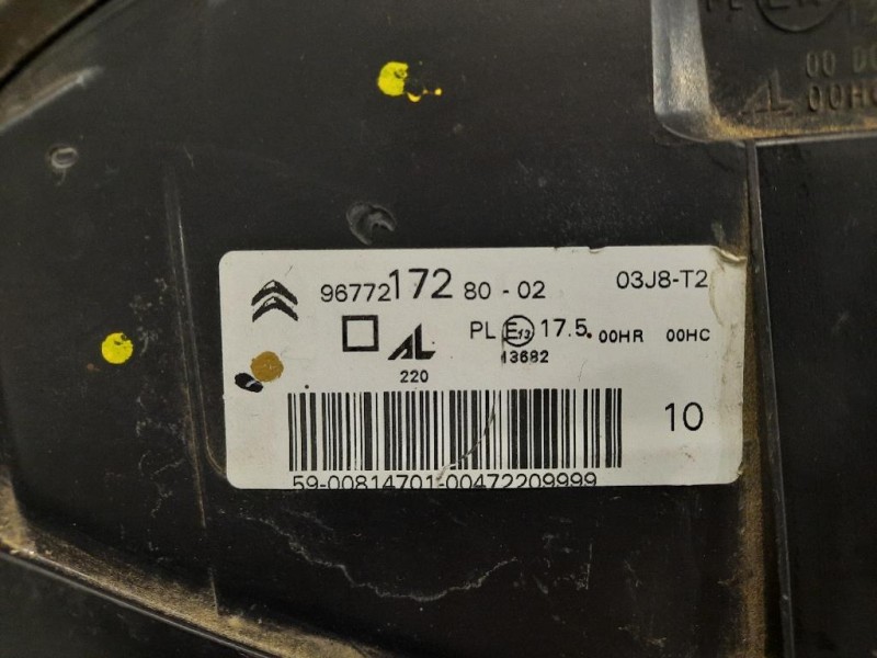 Proiettore ANT DX 9677217280 Citroen C4 Grand Picasso II 2013