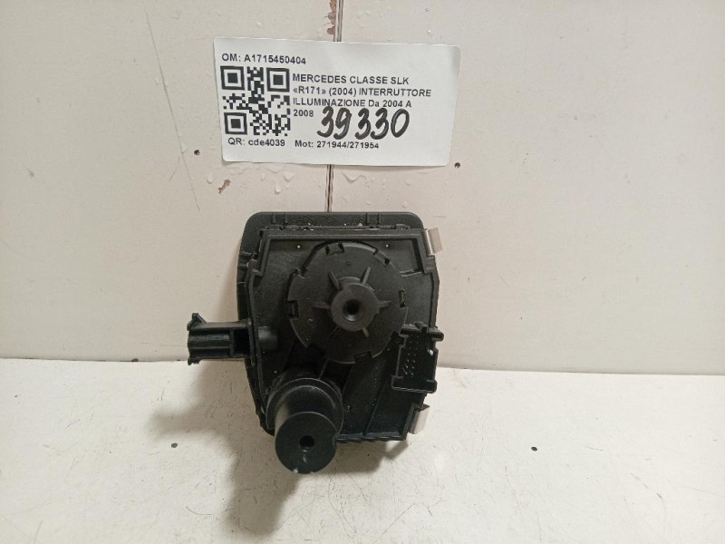 Interruttore Illuminazione A1715450404 Mercedes Classe SLK R171 2004