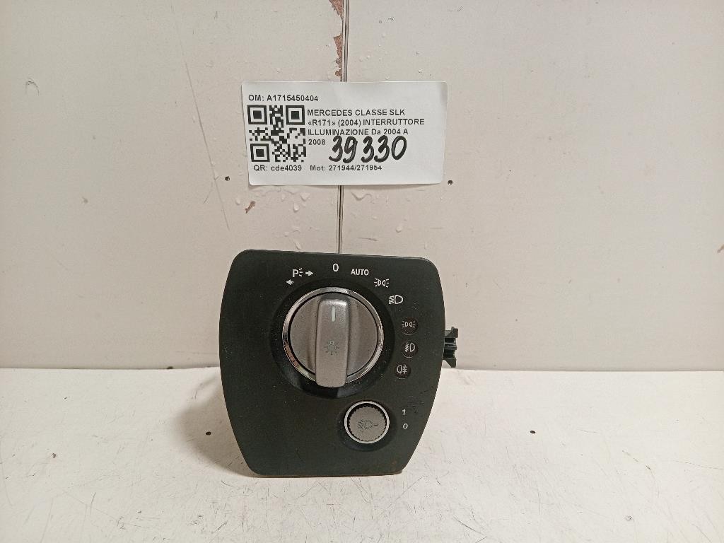 Interruttore Illuminazione A1715450404 Mercedes Classe SLK R171 2004