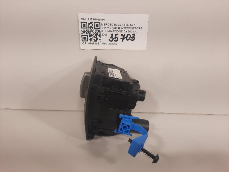 Interruttore Illuminazione A1715450404 Mercedes Classe SLK R171 2004