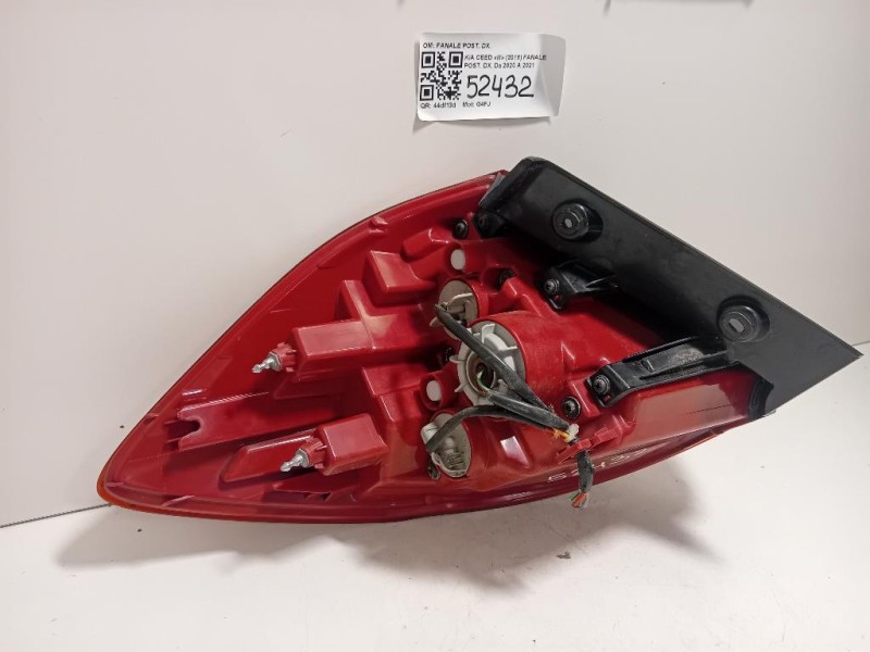 Fanale POST DX FANALE POST DX Kia CEED III 2018